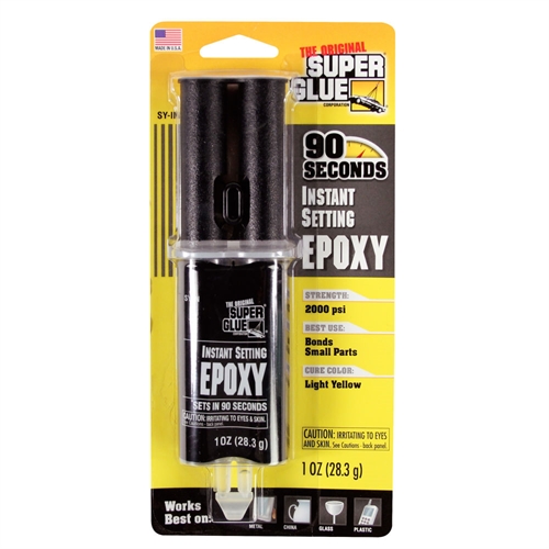 90 Second Instant Setting Epoxy (1oz, 28.3g)