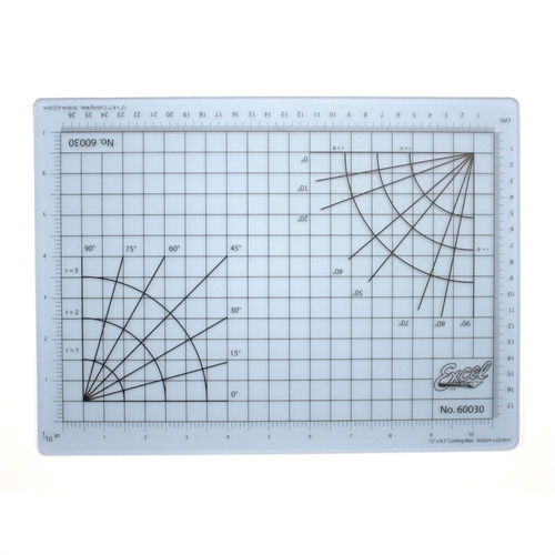 12x8.5in Self-Healing Cutting Mat, Clear (Bulk)