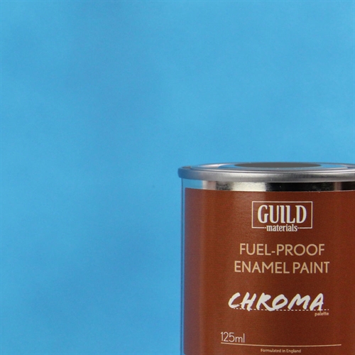 Chroma Enamel Fuelproof Paint Matt Light Blue (125ml Tin)