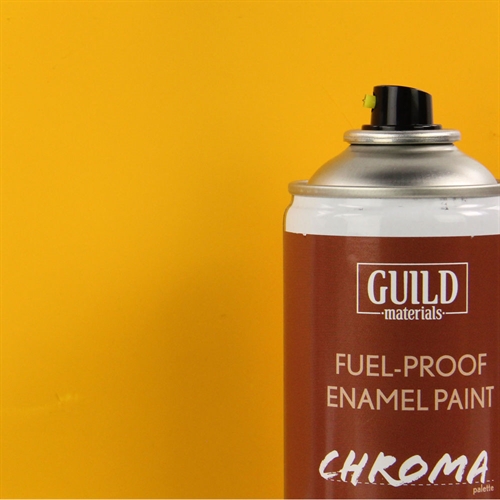 Chroma Enamel Fuelproof Paint Matt Cub Yellow (400ml Aerosol)