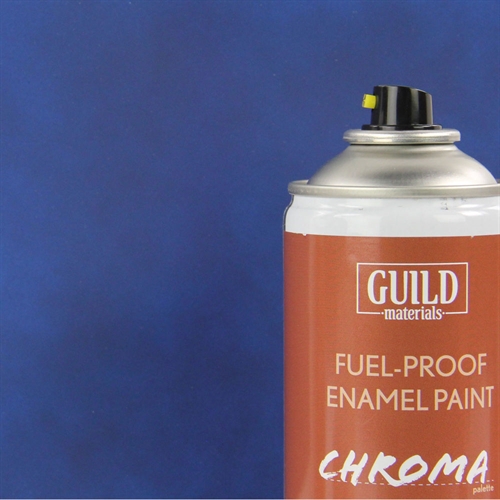 Chroma Enamel Fuelproof Paint Matt Dark Blue (400ml Aerosol)
