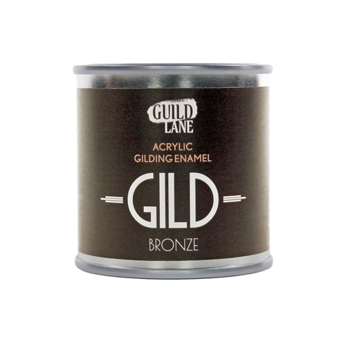 GILD Acrylic Gilding Enamel Paint, Bronze (125ml Tin)