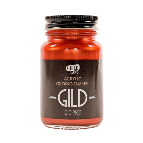 GILD Acrylic Gilding Enamel Paint, Copper (60ml Jar)