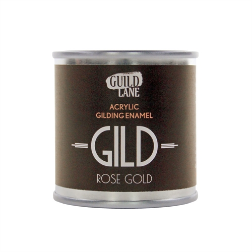 GILD Acrylic Gilding Enamel Paint, Rose Gold (125ml Tin)