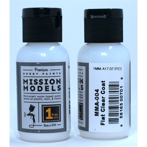 Flat Clear Coat, 1oz