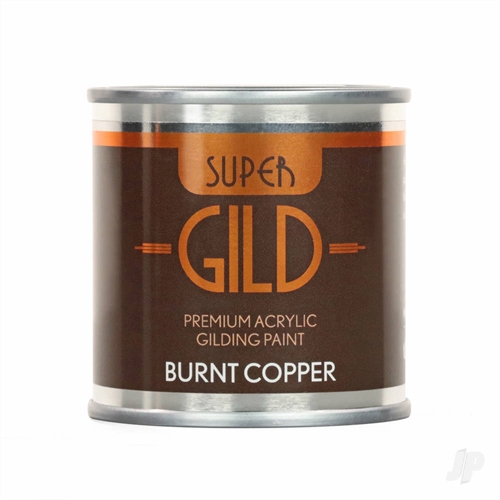 Super GILD Acrylic Gilding Enamel Paint, Burnt Copper (125ml)