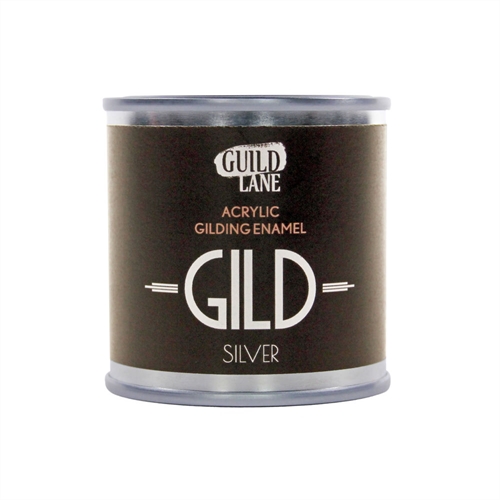 GILD Acrylic Gilding Enamel Paint Silver 125ml Tin