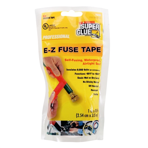 E-Z Fuse Silicone Tape Red 1in x 10ft