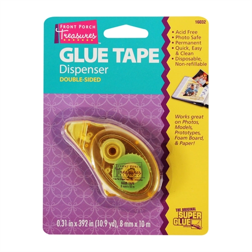 Double-Sided Glue Tape Dispenser 031in x 392in 8mm x 10m