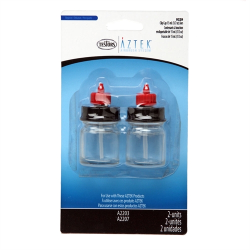 1/2oz (15ml) Clip Cap Paint Bottles (2)