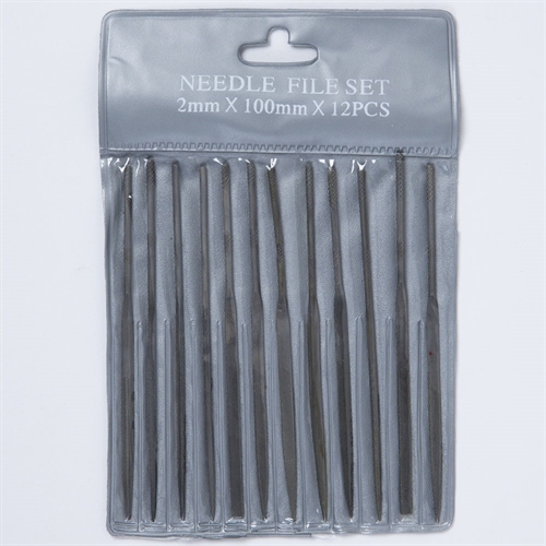 4in 101cm Assorted Mini Files Cut 2 12pcs Pouch