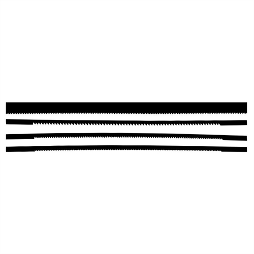 7in Blades Assorted (4pcs) (Carded)
