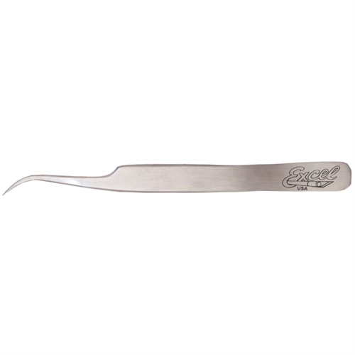 Slant Point Fine Point Tweezers, Polished (Carded)