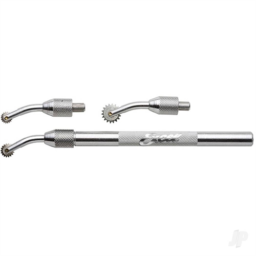 Pounce Wheel Set Three Wheel Heads with 25in 312in 437in Carded