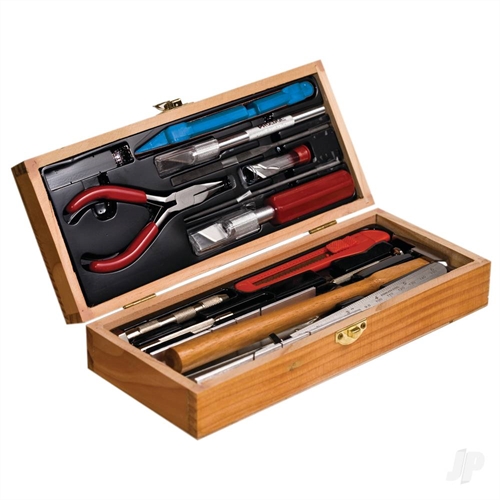 Deluxe Wooden Railroad Tool Set Boxed