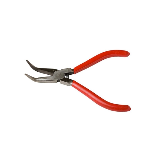 5in Spring Loaded Soft Grip Plier Bent Nose Carded