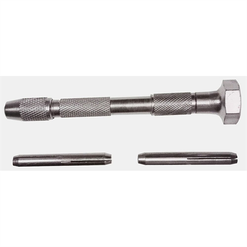 Swivel Head Pin Vise with 4 Chucks Carded