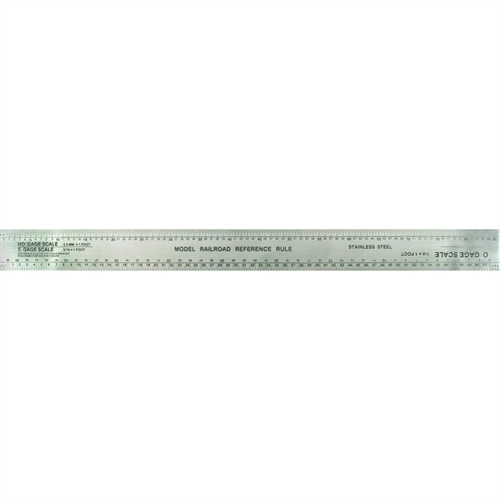 12in Scale Model Railroad Reference Ruler