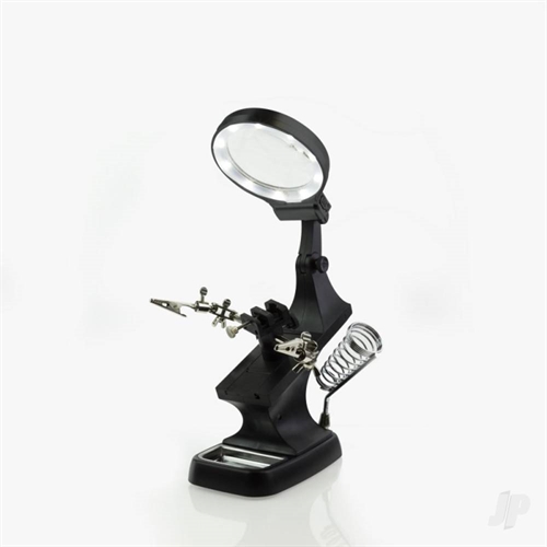Helping Hands & LED Magnifier Workstation
