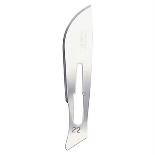 Surgical Knife Blades 22 (1x Pack of 5 Blades)