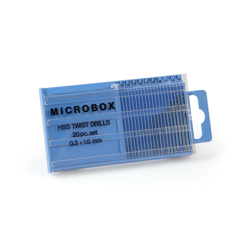 20pc Drill Set 0.3-1.6mm
