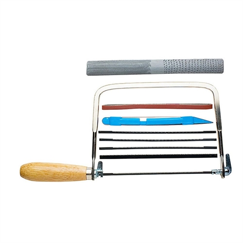 Model Builders Tool Saw Set with File Carded