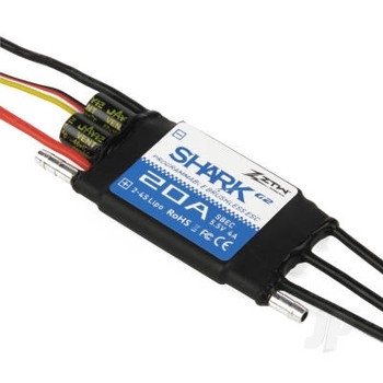 Shark 20A SBEC ESC G2 2-4 Cells Water-cooled