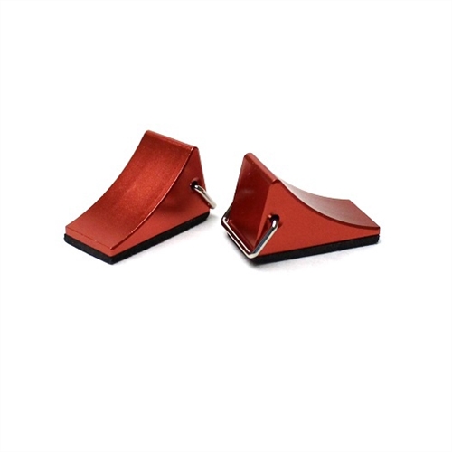 Aluminium Wheel Chocks, Red (2)
