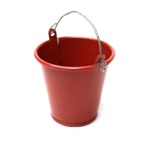 Large Tin Bucket (Red)
