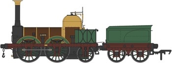 Liverpool amp Manchester Railway Lion 1930 condition - DCC Ready OO Gauge Loco