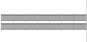 Modern Palisade Fencing - 896mm