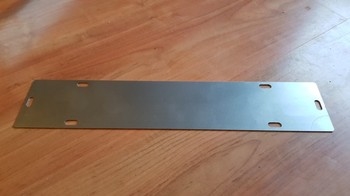 Steel road plate 330x67x1mm