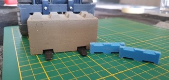 Betonblock forklift insert