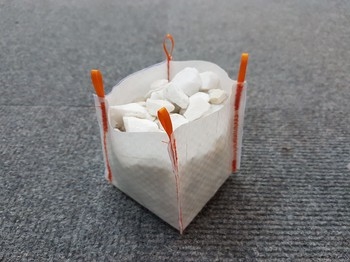 Dumpy bag Orange straps