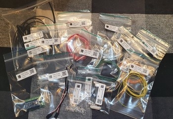 Volvo FH16 tow truck rear body light board set 72v