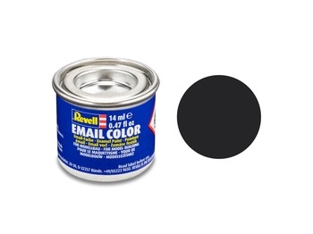 6 Matt Tar Black Enamel