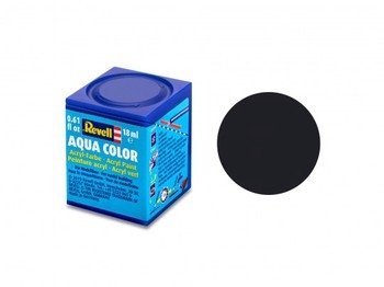 Aqua Color - 08 Matt Black (RAL 9011) 18ml