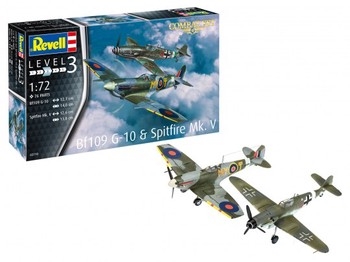 Combat Set Messerschmitt Bf109G-10 amp; Spitfire Mk.V