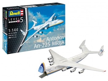 Antonov An-225 Mrija Revell 1144 Scale Plastic Kit - 04958