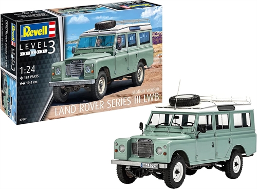 Land Rover Series III Revell 124 Scale Plastic Kit - 07047