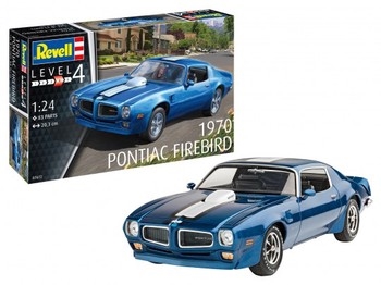 1970 Pontiac Firebird Revell 124 Scale Plastic Kit - 07672
