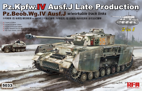 Pz.Kpfw.IV Ausf. J Late Production with Workable Tracks