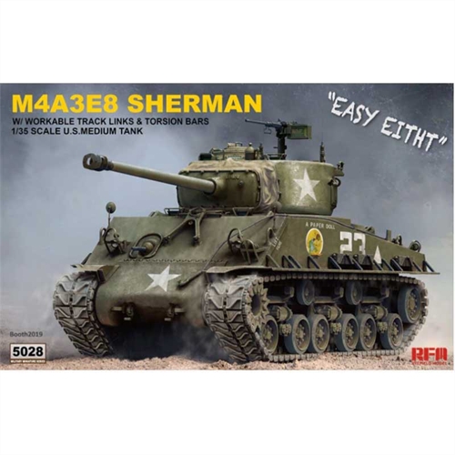 M4A3E8 Sherman Easy Eight with Working tracks