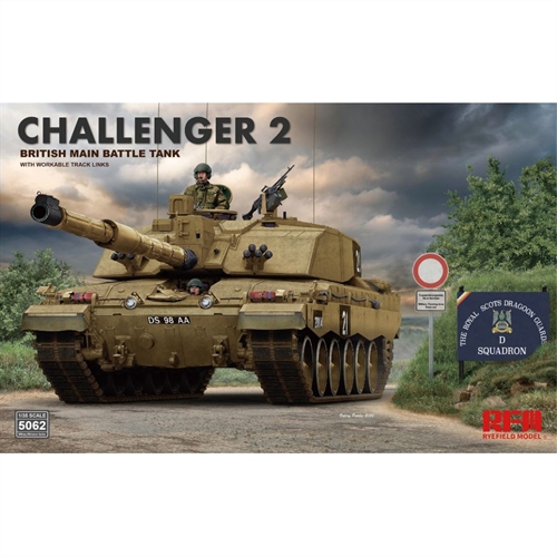 British Challenger II Kit with Workable Tracks