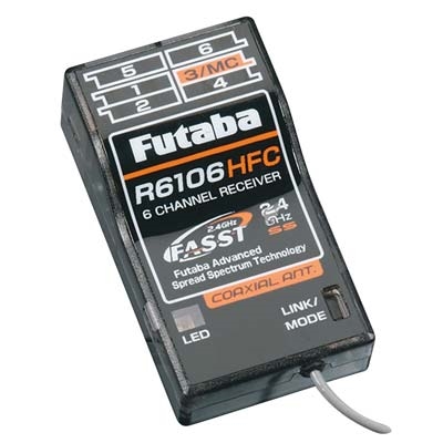 R6106HFC 6-Channel FASST Mid-Range Receiver