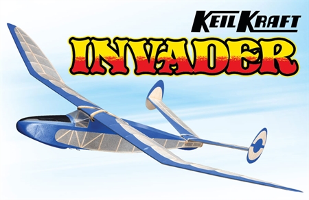 Keil Kraft Invader Kit 24.5" Free-Flight Towline Glider A-KK1020