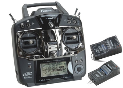 P-CB10J/L Futaba T10J 10 Channel Combo 2.4GHz (Mode 2) (N-Tx) Mode 2 R3008SB