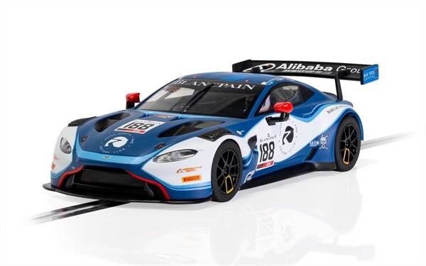 Scalextric Aston Martin Vantage GT3, Garage 59 2019 Slot Car - C4100
