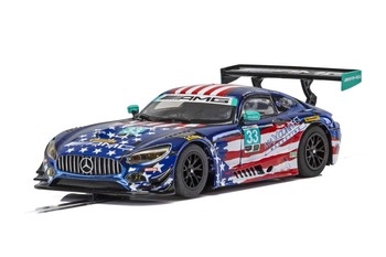 Scalextric Mercedes AMG GT3, Riley Motorsports Team Slot Car - C4023