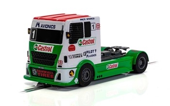 Scalextric Team Racing Truck (Castrol) Slot Car - C4156